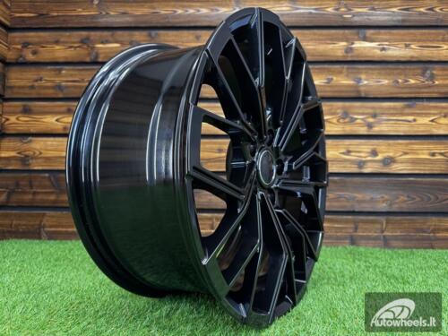 Ratlankis R18x8  5X112  ET  45  66.45  A1007  Gloss Black (GB)  For AUD  (K8)