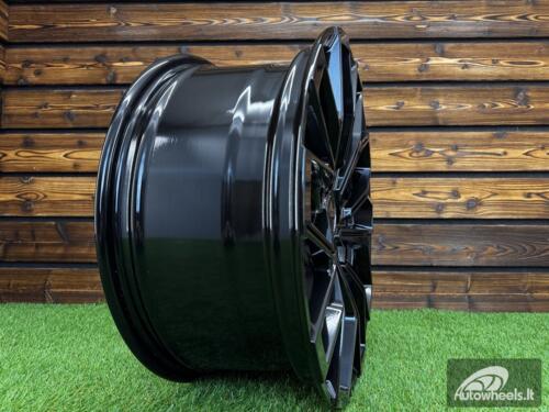 Ratlankis R18x8  5X112  ET  45  66.45  A1007  Gloss Black (GB)  For AUD  (K8)
