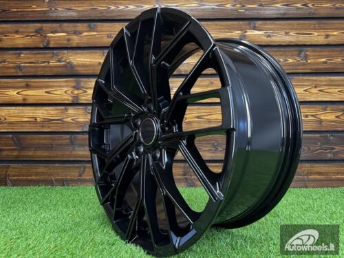 Ratlankis R18x8  5X112  ET  45  66.45  A1007  Gloss Black (GB)  For AUD  (K8)