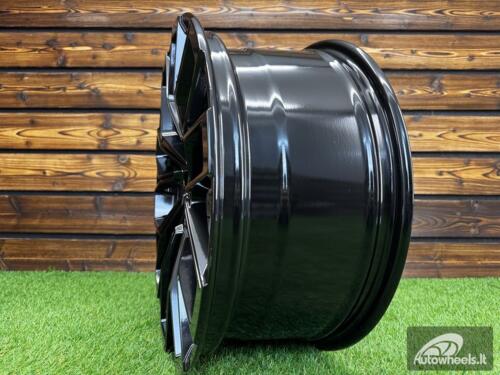 Ratlankis R18x8  5X112  ET  45  66.45  A1007  Gloss Black (GB)  For AUD  (K8)