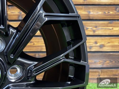 Ratlankis R18x8  5X112  ET  45  66.45  A1007  Gloss Black (GB)  For AUD  (K8)