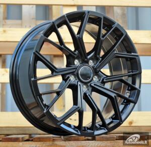 Ratlankis R18x8  5X112  ET  45  66.45  A1007  Gloss Black (GB)  For AUD  (K8)