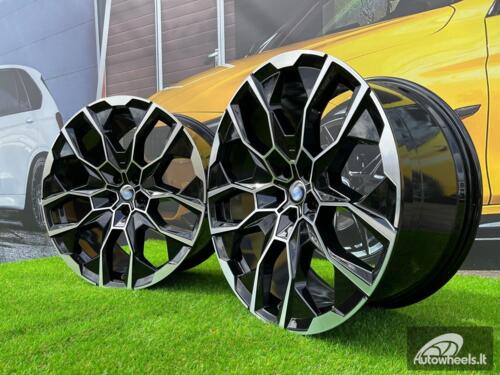 Ratlankis Albero R22X9.5J 5X112 ET33 66.5 Black with Diamond cut