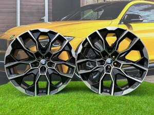 Ratlankis Albero R22X9.5J 5X112 ET33 66.5 Black with Diamond cut