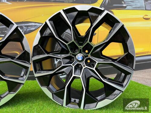 Ratlankis Albero R22X10.5J 5X112 ET40 66.5 Black with Diamond cut