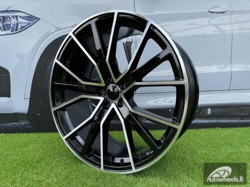 Ratlankis R19x8.5  5X112  ET  35  66.5  B5131  (FBX133)  Black Polished (MB)  For AUD  (K7)  (HYBRID FORGED)