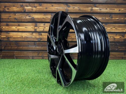 Ratlankis R17x7  5X114.3  ET  45  60.1  FE132  (FBX405)  Black Polished (MB)  For TOYOT  (K7+A+Z3+M)  (HYBRID FORGED)