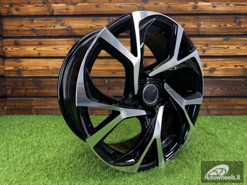 Ratlankis R17x7  5X114.3  ET  45  60.1  FE132  (FBX405)  Black Polished (MB)  For TOYOT  (K7+A+Z3+M)  (HYBRID FORGED)