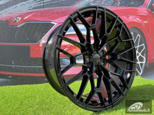 Ratlankis R20x9.5  5X112  ET  37  66.6  I0384  (FBX251)  Black (BL)  For BMW  (K7)  (HYBRID FORGED Rear+Front)