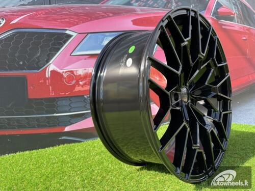 Ratlankis R20x9.5  5X112  ET  37  66.6  I0384  (FBX251)  Black (BL)  For BMW  (K7+P2)  (HYBRID FORGED Rear+Front)