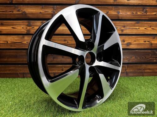 Ratlankis R15x5.5  4X100  ET  45  54.1  55504  Black Polished (MB)  For TOYOT  (A)