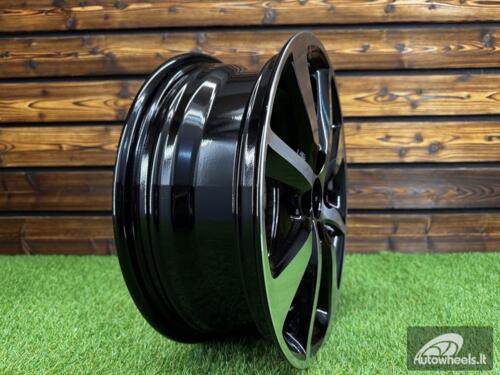 Ratlankis R15x5.5  4X100  ET  45  54.1  55504  Black Polished (MB)  For TOYOT  (A)
