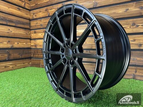 Ratlankis R18x8  5X112  ET  42  66.5  HX019F  (F9793)  Black Half Matt (BLHM)  For HAXER  (P2+M)  (HYBRID FORGED New Design)