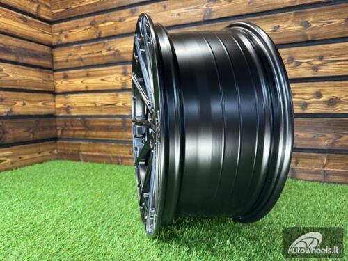 Ratlankis R18x8  5X112  ET  42  66.5  HX019F  (F9793)  Black Half Matt (BLHM)  For HAXER  (P2+M)  (HYBRID FORGED New Design)