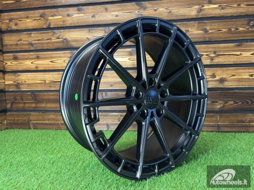 Ratlankis R18x8  5X112  ET  42  66.5  HX019F  (F9793)  Black Half Matt (BLHM)  For HAXER  (P2+M)  (HYBRID FORGED New Design)