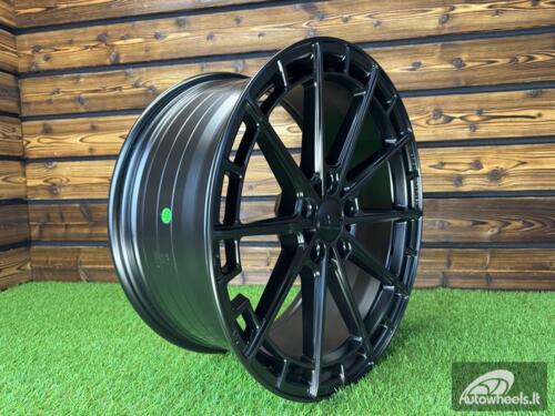 Ratlankis R18x8  5X112  ET  42  66.5  HX019F  (F9793)  Black Half Matt (BLHM)  For HAXER  (P2+M)  (HYBRID FORGED New Design)