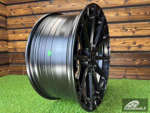 Ratlankis R18x8  5X112  ET  42  66.5  HX019F  (F9793)  Black Half Matt (BLHM)  For HAXER  (P2+M)  (HYBRID FORGED New Design)