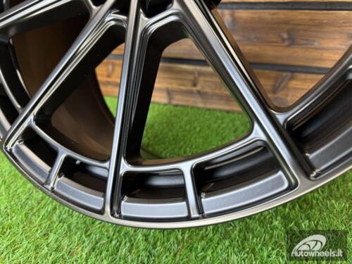 Ratlankis R18x8  5X112  ET  42  66.5  HX019F  (F9793)  Black Half Matt (BLHM)  For HAXER  (P2+M)  (HYBRID FORGED New Design)