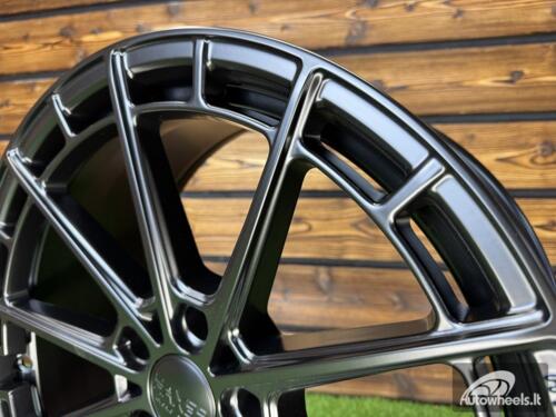 Ratlankis R18x8  5X112  ET  42  66.5  HX019F  (F9793)  Black Half Matt (BLHM)  For HAXER  (P2+M)  (HYBRID FORGED New Design)
