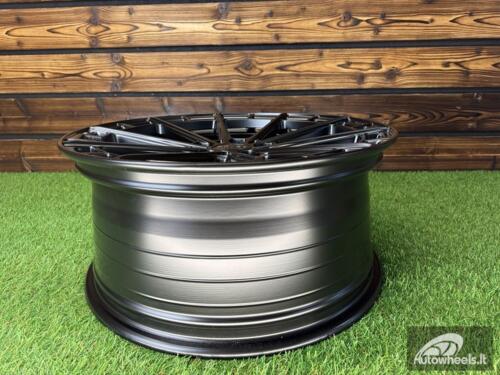Ratlankis R18x8  5X112  ET  42  66.5  HX019F  (F9793)  Black Half Matt (BLHM)  For HAXER  (P2+M)  (HYBRID FORGED New Design)