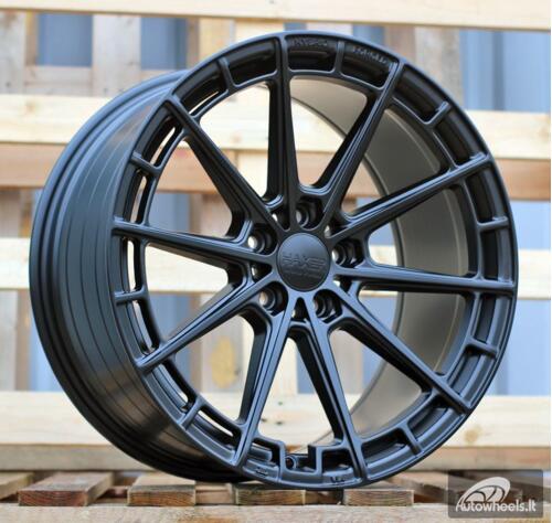 Ratlankis R19x8.5  5X114.3  ET  40  67.1  HX019F  (F9793)  Black Half Matt (BLHM)  For HAXER  (P2)  (HYBRID FORGED New Design)