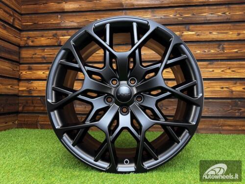Ratlankis R20x8.5  5X127  ET  50  71.5  A1458  Black Half Matt (BLHM)  For JEEP  (P)