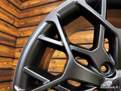 Ratlankis R20x8.5  5X127  ET  50  71.5  A1458  Black Half Matt (BLHM)  For JEEP  (P)