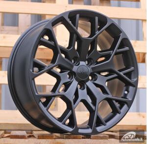 Ratlankis R20x8.5  5X127  ET  50  71.5  A1458  Black Half Matt (BLHM)  For JEEP  (P)
