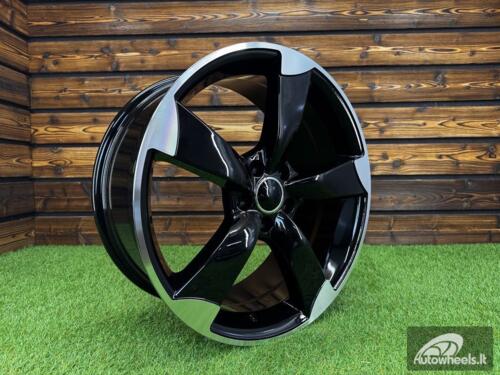 Ratlankis R19x8.5  5X112  ET  30  66.5  BK217  Black Polished (MB)  For AUD  (P)