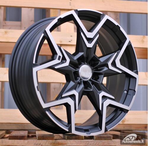 Ratlankis R20x8  5X112  ET  46  66.6  HF5223  Black Polished Half Matt (MBHM)  For BMW  (Z5)  (HYBRID FORGED)