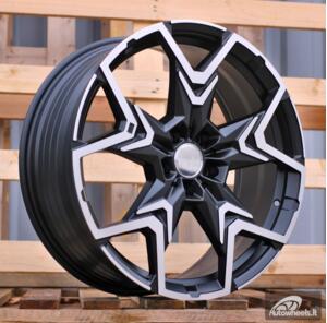 Ratlankis R20x8  5X112  ET  46  66.6  HF5223  Black Polished Half Matt (MBHM)  For BMW  (Z5)  (HYBRID FORGED BMW X2)