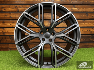 Ratlankis R22x10  5X112  ET  18  66.5  HF736  Grey Polished (MG)  For AUD  (Z5)  (HYBRID FORGED New Model)