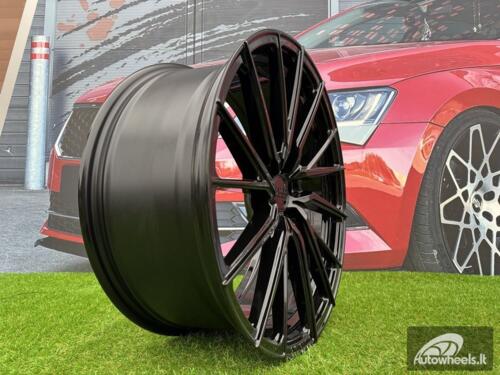 Ratlankis R20x8.5  5X114.3  ET  35  73.1  HX06F  Black (BL)  For HAXER  (P)  (HYBRID FORGED)