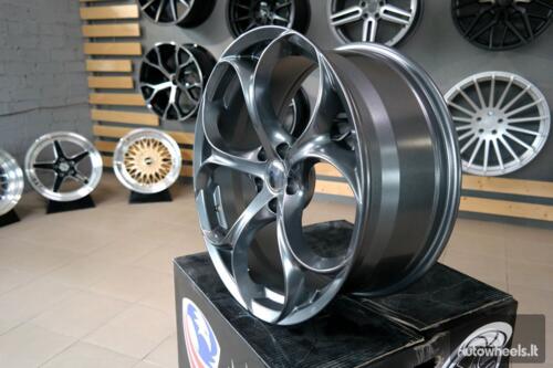 Ratlankis R19x8  5X110  ET  33  65.1  L1664  (YF5707)  Gun Metal (GM)  For ALFA  (Z6)  (HYBRID FORGED (ET32))