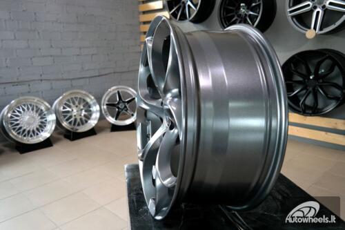 Ratlankis R19x8  5X110  ET  33  65.1  L1664  (YF5707)  Gun Metal (GM)  For ALFA  (Z6)  (HYBRID FORGED (ET32))