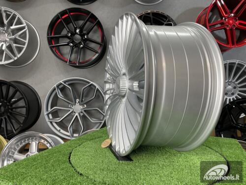 Ratlankis R20x8.5  5X112  ET  43  66.6  3S198  Silver Shining (SS)  For HAXER  (P)  (HYBRID FORGED (For car Mercedes Benz)(Rear+Front))