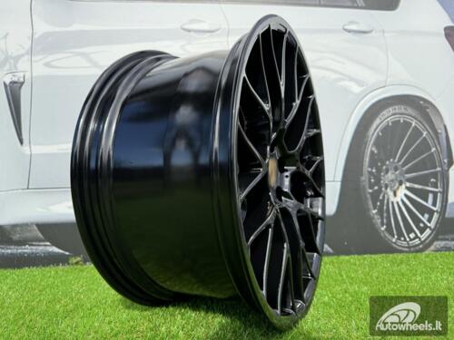 Ratlankis R20x9  5X112  ET  26  66.5  BK998  Black (BL)  For PORCH  (P)  (Rear+Front)