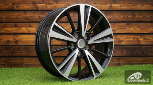 Ratlankis R15x6  5X100  ET  40  54.1  I5449  Black Polished (MB)  For TOYOT  (Z6)