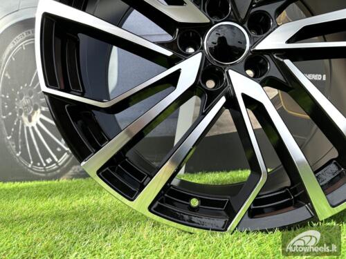 Ratlankis R20x9  5X112  ET  31  66.5  B1618  (FBX158)  Black Polished (MB)  For AUD  (P2)  (HYBRID FORGED)