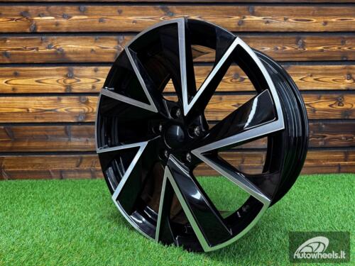 Ratlankis R18x7.5  5X112  ET  40  57.1  FE181  (IN0262)  Black Polished (MB)  For SKODA  (Z6)
