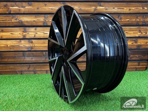 Ratlankis R18x7.5  5X112  ET  40  57.1  FE181  (IN0262)  Black Polished (MB)  For SKODA  (Z6)