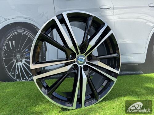 Ratlankis R19x8  5X108  ET  42  63.3  FE182  (YF0242)  Black Polished (MB)  For VOLVO  (M+Z4)  (HYBRID FORGED)