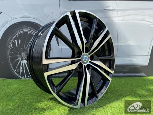 Ratlankis R19x8  5X108  ET  42  63.3  FE182  (YF0242)  Black Polished (MB)  For VOLVO  (M+Z4)  (HYBRID FORGED)