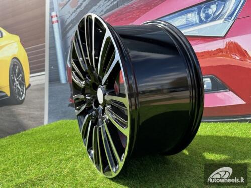Ratlankis R22x9.5  5X120  ET  45  72.6  XE136  (FBX207)  Black Polished (MB)  For LAND  (P2)  (HYBRID FORGED)