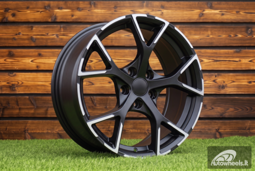 Ratlankis R18x8  5X112  ET  40  66.5  3S5997  Black Polished Half Matt (MBHM)  For AUD  (P)  (HYBRID FORGED)
