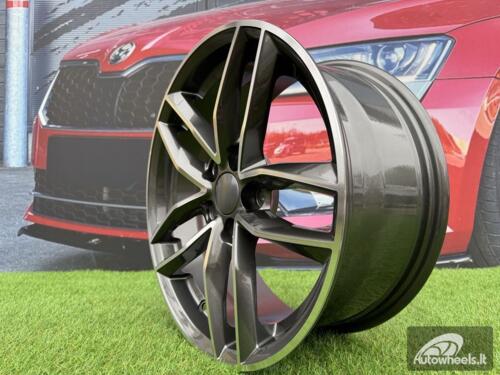 Ratlankis R18x8  5X112  ET  39  66.5  BK690  Grey Polished (MG)  For AUD  (K2+K4)