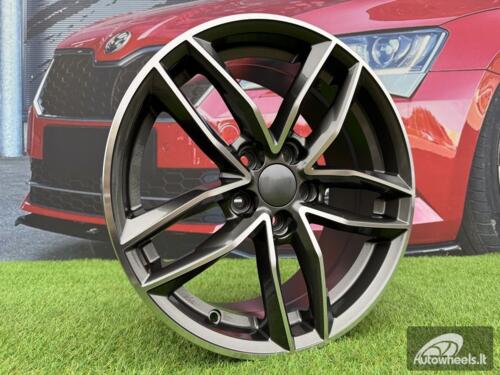 Ratlankis R18x8  5X112  ET  39  66.5  BK690  Grey Polished (MG)  For AUD  (K2+K4)