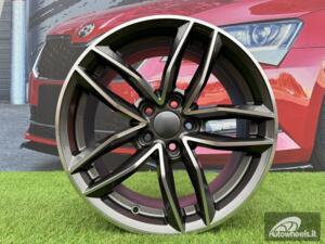 Ratlankis R18x8  5X112  ET  39  66.5  BK690  Grey Polished (MG)  For AUD  (K2+K4)