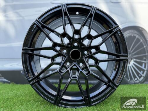 Ratlankis R18x9  5X120  ET  40  72.6  I0293  (Y1027)  Black (BL)  For BMW  (K2)  (Rear+Front)