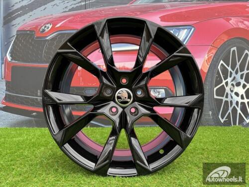 Ratlankis R18x8  5X112  ET  42  57.1  SK516  (BK5278)  Black (BL)  For SKODA  (K2)